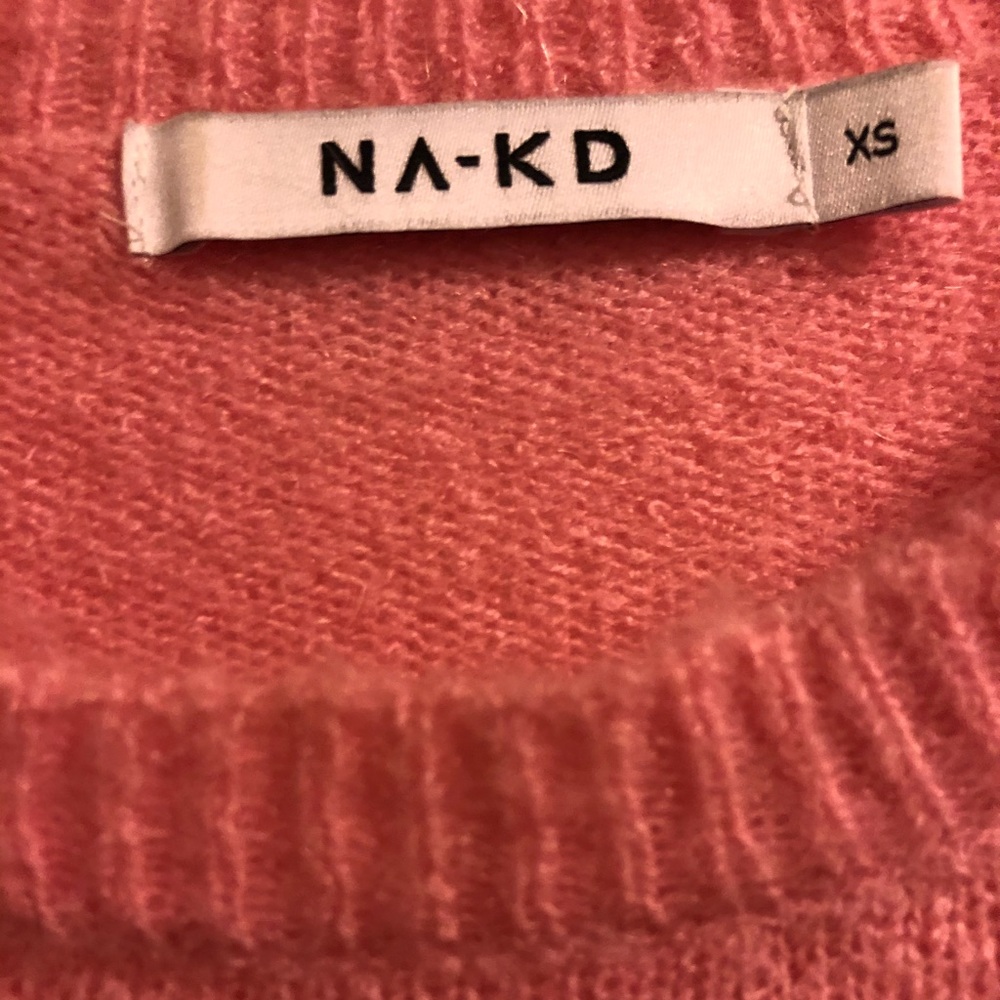 NA- KD Ruffle sleeve sweater - Picture 3 of 3
